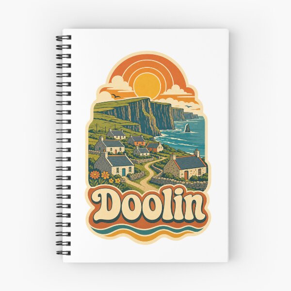 Item preview, Doolin Ireland Travel Souvenir - Retro Illustration designed and sold by VisualArtsOasis.