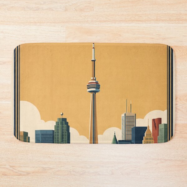 Item preview, Toronto Ontario Vintage Travel Poster designed and sold by Bomax121.