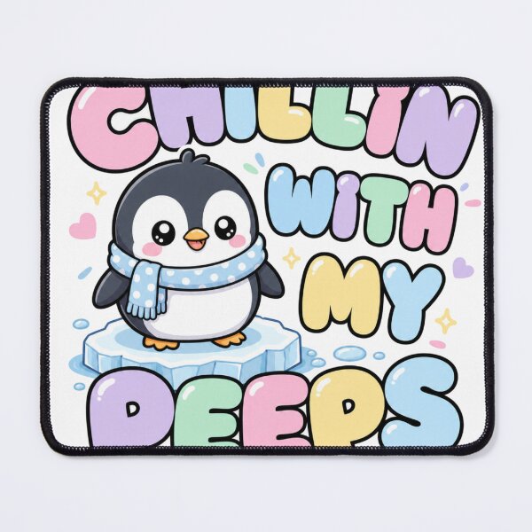 Item preview, Chillin With My Peeps Cute Kawaii Penguin designed and sold by BoosterShop.