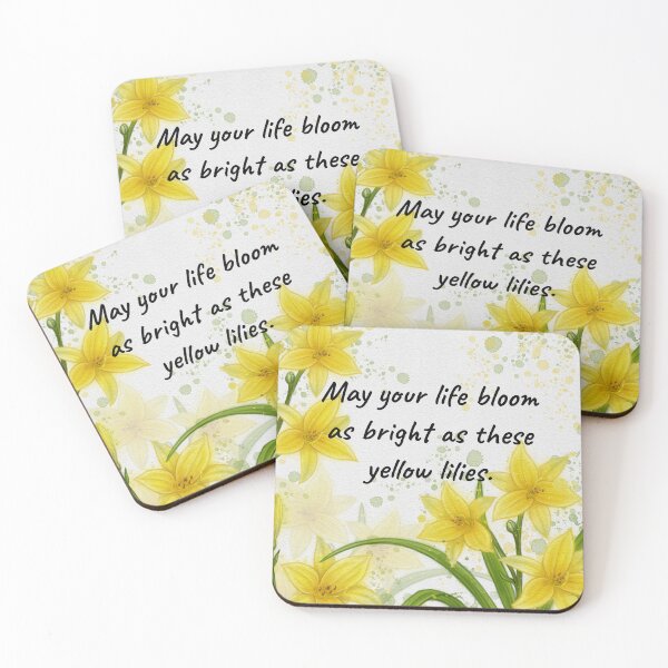 Item preview, Yellow lilies, garden, summer mood, nature pattern, flowers designed and sold by ArtbySvetik.