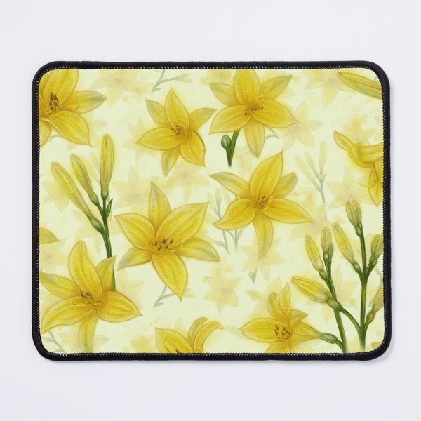 Item preview, Yellow lilies, garden, summer mood, nature pattern, flowers designed and sold by ArtbySvetik.