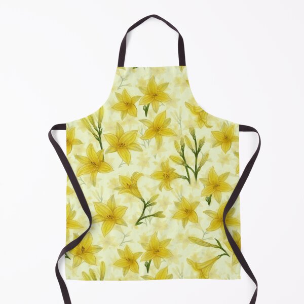 Item preview, Yellow lilies, garden, summer mood, nature pattern, flowers designed and sold by ArtbySvetik.