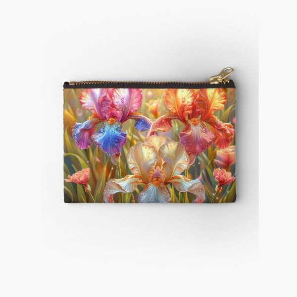 Item preview, Iris Flowers Field with Rain Drops designed and sold by MargaretWiktor.