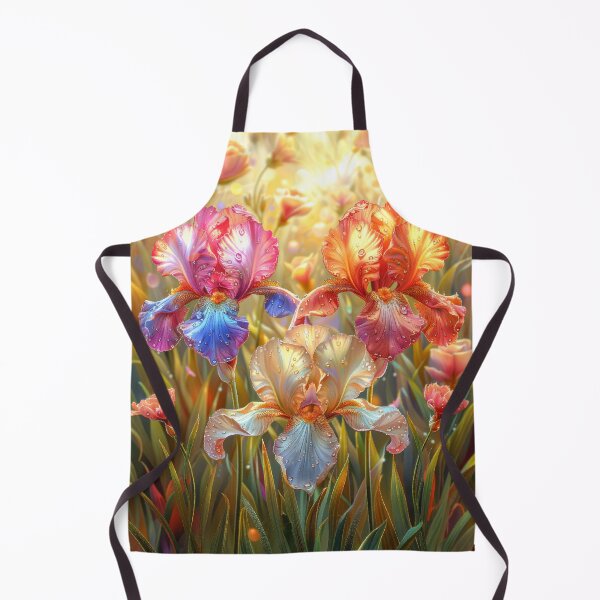 Item preview, Iris Flowers Field with Rain Drops designed and sold by MargaretWiktor.