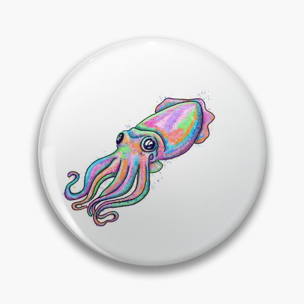 Item preview, Cuttlefish, Vibrant watercolour, Animal Collection, Under the Sea designed and sold by DoodlingMissy.