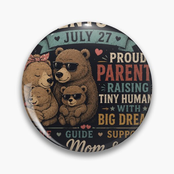 Item preview, Parents Day July 27 Proud Parents Bear Family Design designed and sold by Vivaro.