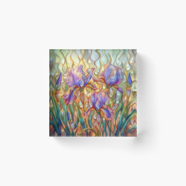 Item preview, Iris Flowers Art designed and sold by MargaretWiktor.