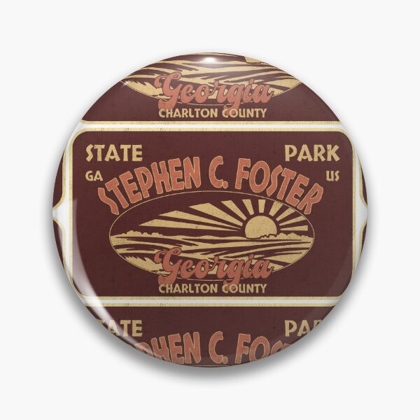 Item preview, Stephen C. Foster State Park, Charlton County, Georgia, badge design designed and sold by Wanderful-roads.