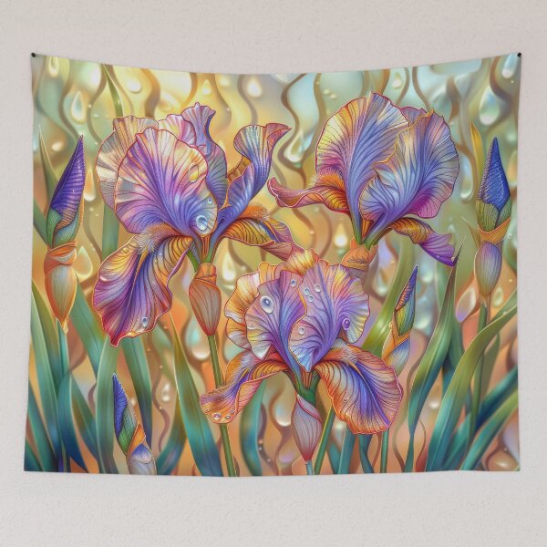 Item preview, Iris Flowers Art designed and sold by MargaretWiktor.