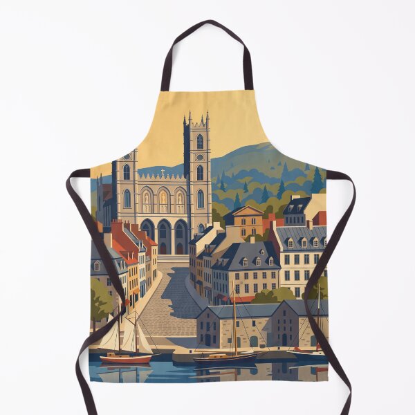 Item preview, Montreal Quebec Vintage Travel Poster designed and sold by Bomax121.