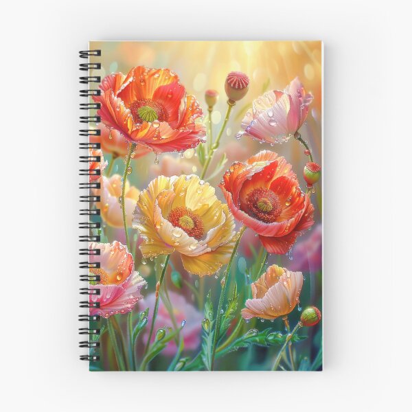 Item preview, Poppy Field with Rain Drops designed and sold by MargaretWiktor.