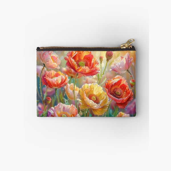 Item preview, Poppy Field with Rain Drops designed and sold by MargaretWiktor.