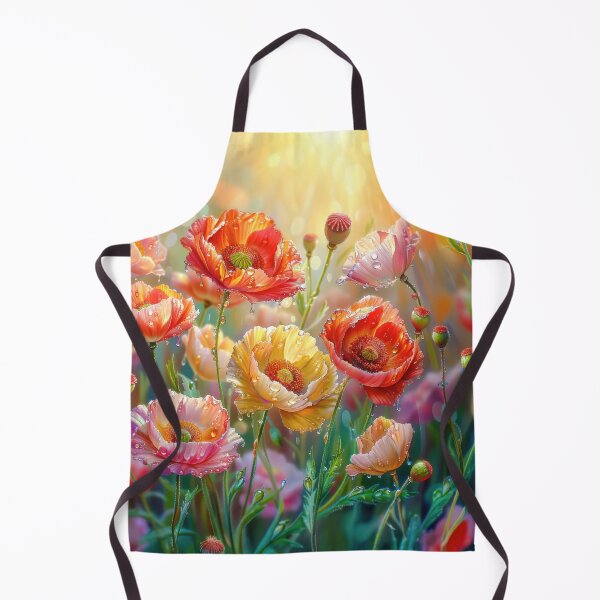Item preview, Poppy Field with Rain Drops designed and sold by MargaretWiktor.