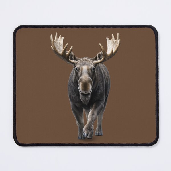 Item preview, Moose Approaching Wildlife Portrait designed and sold by BROHLine Studio.