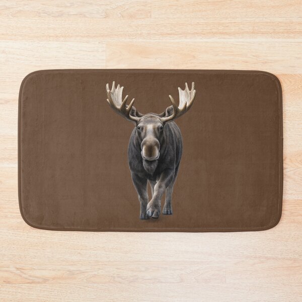 Item preview, Moose Approaching Wildlife Portrait designed and sold by BROHLine Studio.