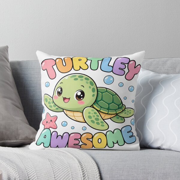 Item preview, Turtley Awesome Cute Kawaii Turtle designed and sold by BoosterShop.