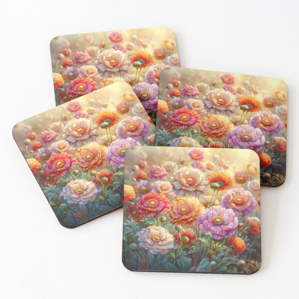 Item preview, Sunlit Poppy Field with Morning Dew designed and sold by MargaretWiktor.