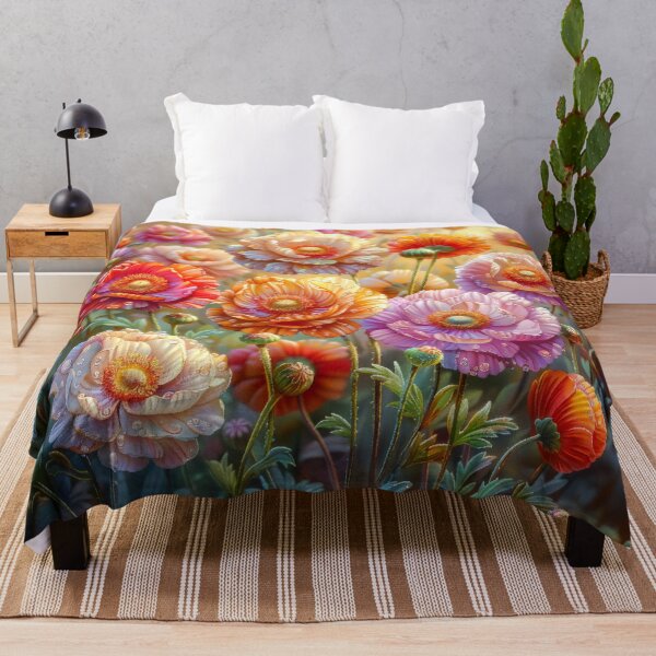 Item preview, Sunlit Poppy Field with Morning Dew designed and sold by MargaretWiktor.