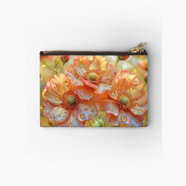 Item preview, Sunlit Poppy Flowers with Morning Dew designed and sold by MargaretWiktor.