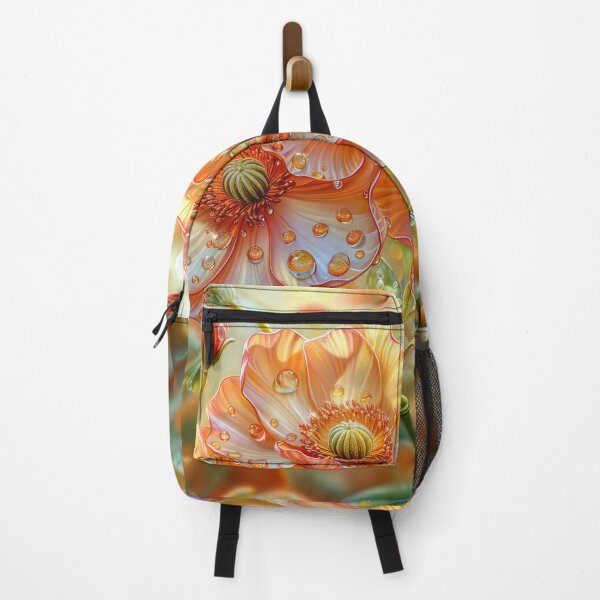 Item preview, Sunlit Poppy Flowers with Morning Dew designed and sold by MargaretWiktor.