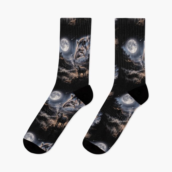 Item preview, Mystical Tapir Howling At Moon Moonlit Forest Wildlife designed and sold by d247.