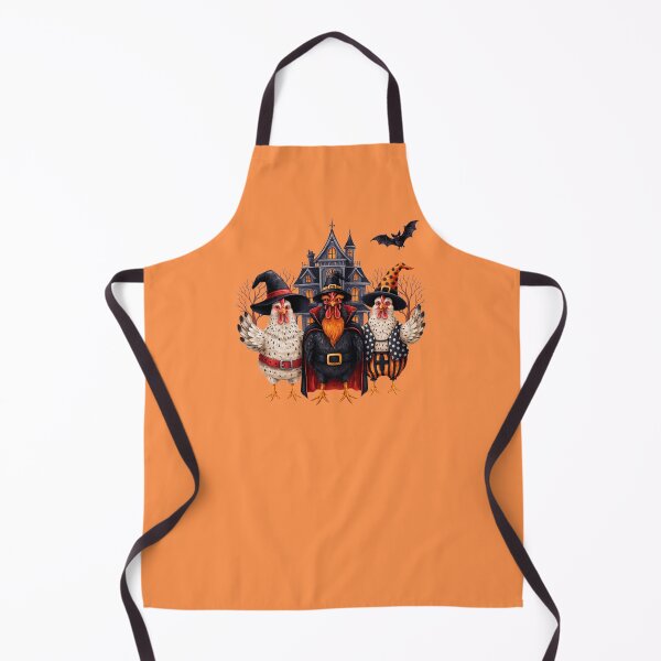 Item preview, Spooky Halloween Chickens Witch Vampire Costumes Art designed and sold by Raloel Art.