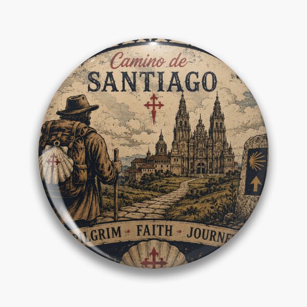 Item preview, St James Day Camino de Santiago Pilgrim Journey Design designed and sold by Vivaro.
