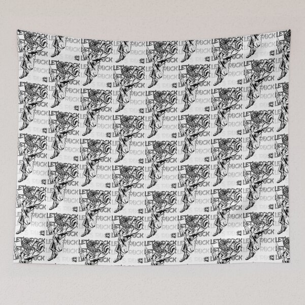 Item preview, Let's Rock Guitarist Pattern designed and sold by Colmeia de Ideias.