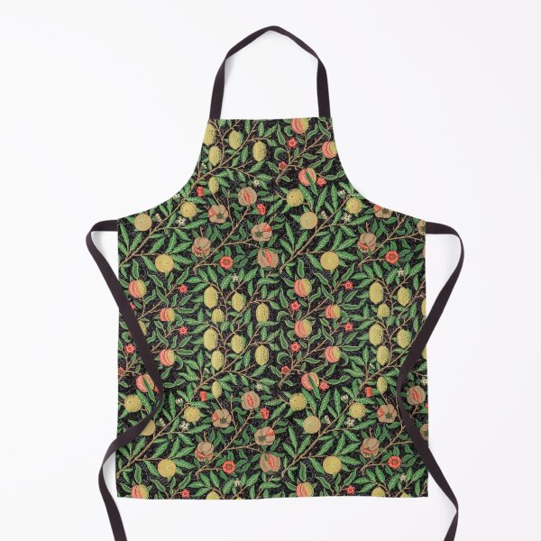 Item preview, Vintage William Morris Dark Botanical Fruit Pattern designed and sold by FaizArtShop.