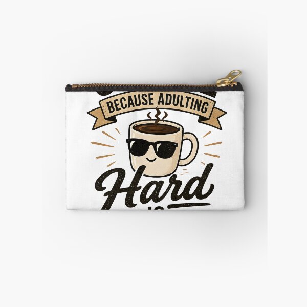 Item preview, Coffee Because Adulting Is Hard designed and sold by Drift Pattern Studio.