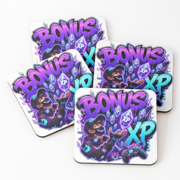Item preview, BONUS XP Gaming Sticker | Neon Gamer Graffiti Esports Design designed and sold by Stylestickers55.