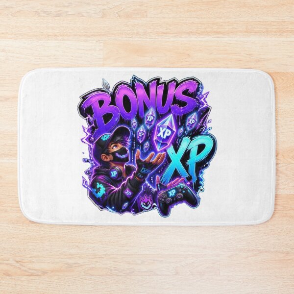 Item preview, BONUS XP Gaming Sticker | Neon Gamer Graffiti Esports Design designed and sold by Stylestickers55.