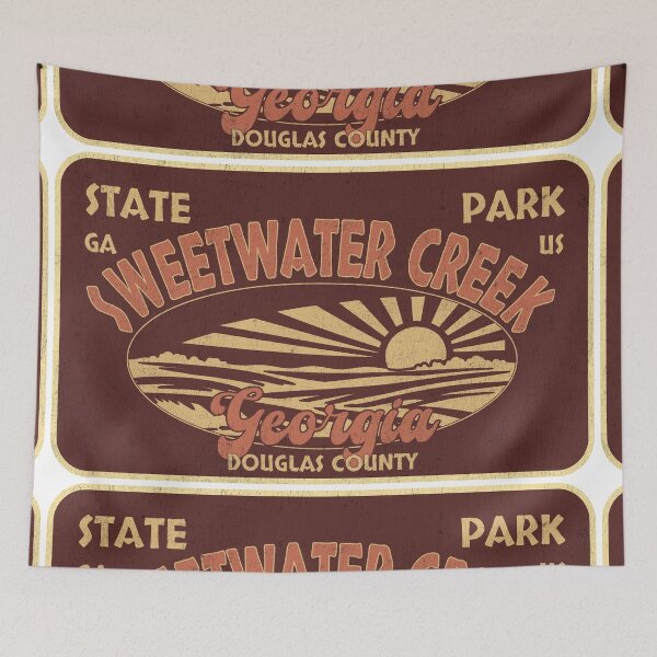 Item preview, Sweetwater Creek State Park, Douglas County, Georgia, badge design designed and sold by Wanderful-roads.