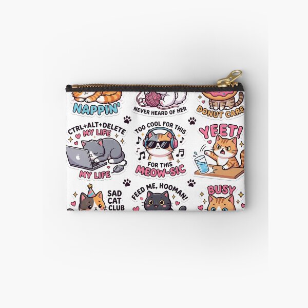 Item preview, Cute Kawaii Cat Meme Aesthetic - Funny Sticker Art designed and sold by Bangcen.