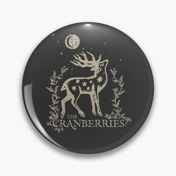 Item preview, The Cranberries Mystical Celestial Stag Vintage Folk Art designed and sold by Miaou Studio.