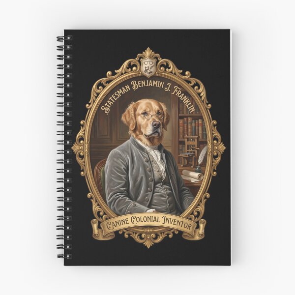 Item preview, Statesman Benjamin J. Franklin Golden Retriever Portrait designed and sold by Frog Level Treasures.