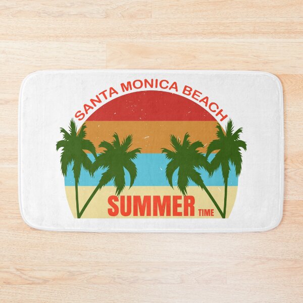Item preview, Santa Monica Beach Vintage Sunset Palm Trees designed and sold by MaTTCreatsMore.