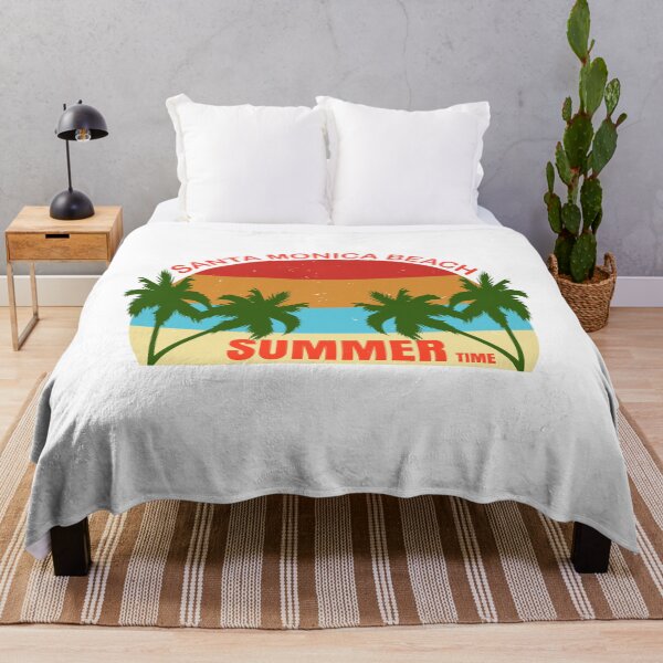 Item preview, Santa Monica Beach Vintage Sunset Palm Trees designed and sold by MaTTCreatsMore.