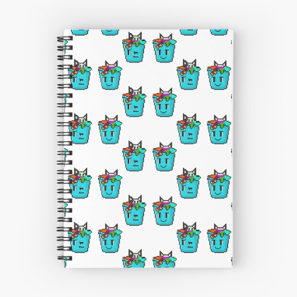 Item preview, Cute Cat Hiding in Laundry Basket Pixel Art designed and sold by RetroRlx.