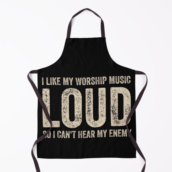 Item preview, I Like My Worship Music Loud Christian Faith Sarcastic Text designed and sold by JiscoRomanela.