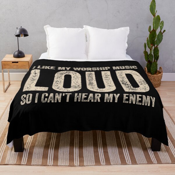 Item preview, I Like My Worship Music Loud Christian Faith Sarcastic Text designed and sold by JiscoRomanela.