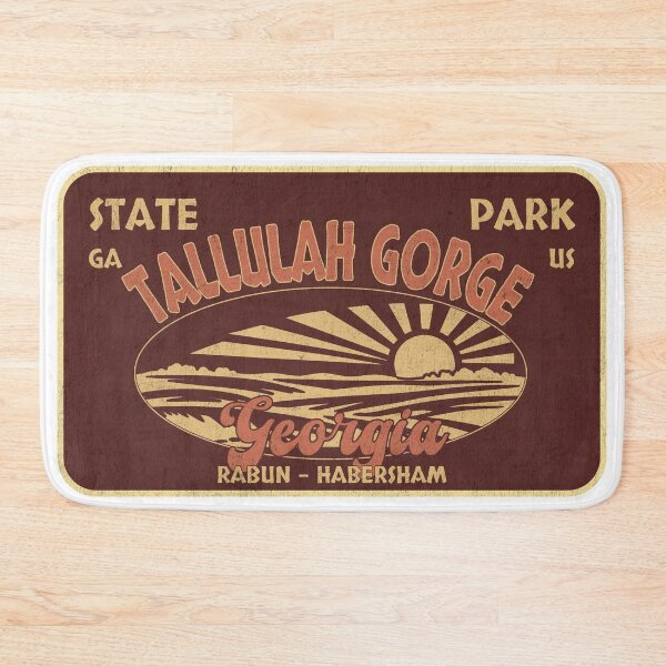 Item preview, Tallulah Gorge State Park, Rabun - Habersham, Georgia, badge design designed and sold by Wanderful-roads.