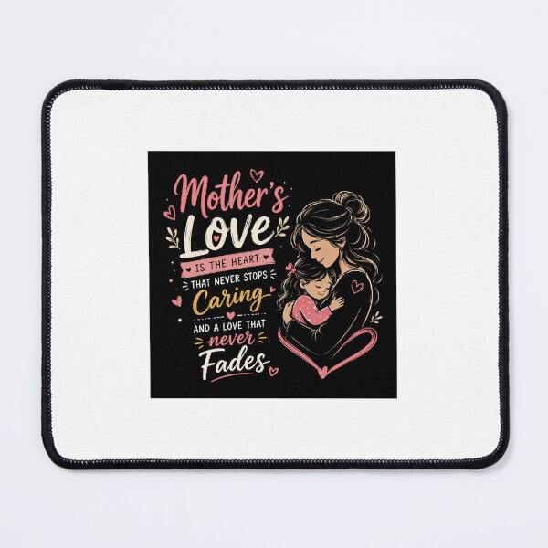 Item preview, Mothers Love Never Fades Quote Art designed and sold by YogiCodeLab.