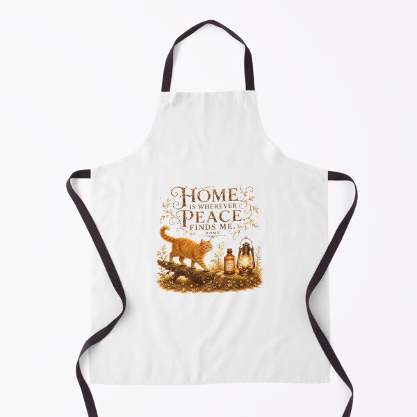 Item preview, Home Is Wherever Peace Finds Me Vintage Cat Cozy Aesthetic designed and sold by AQUILAKREO.