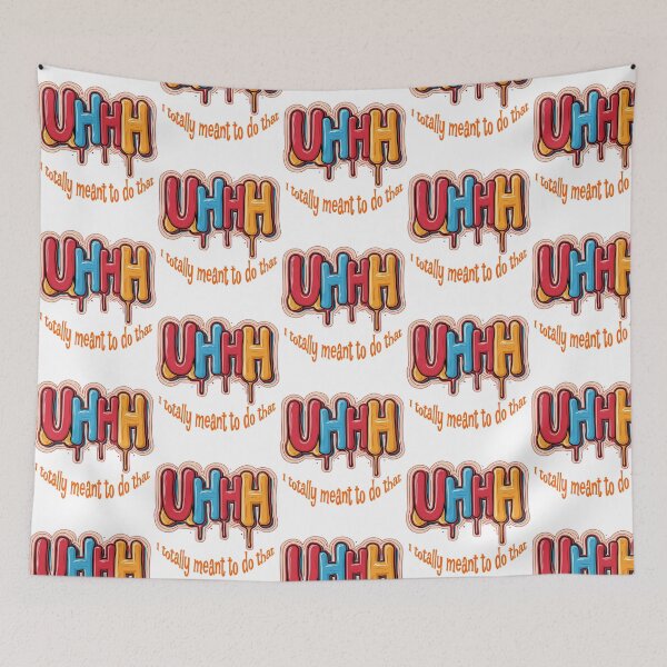 Item preview, The Word Uhhh Graphic Design designed and sold by sihdinw.