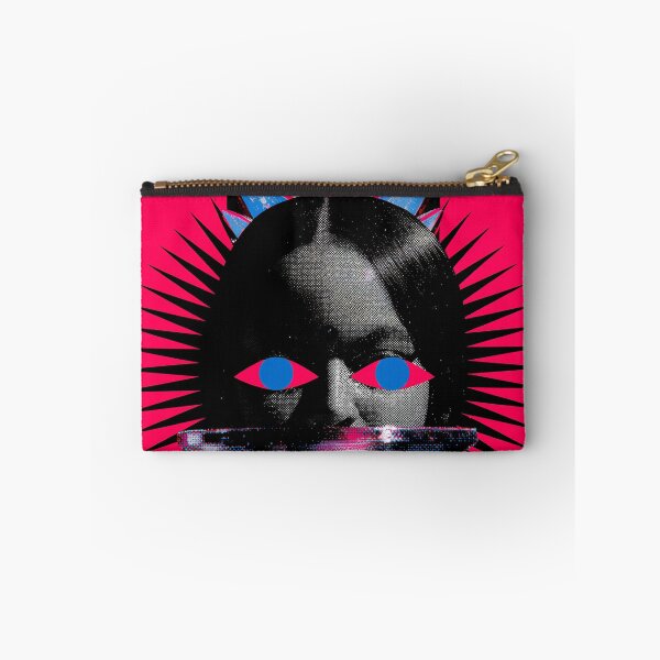 Aperçu de l'œuvre Portrait surréaliste de déesse fluo et glitch créée et vendue par bubblegoth.