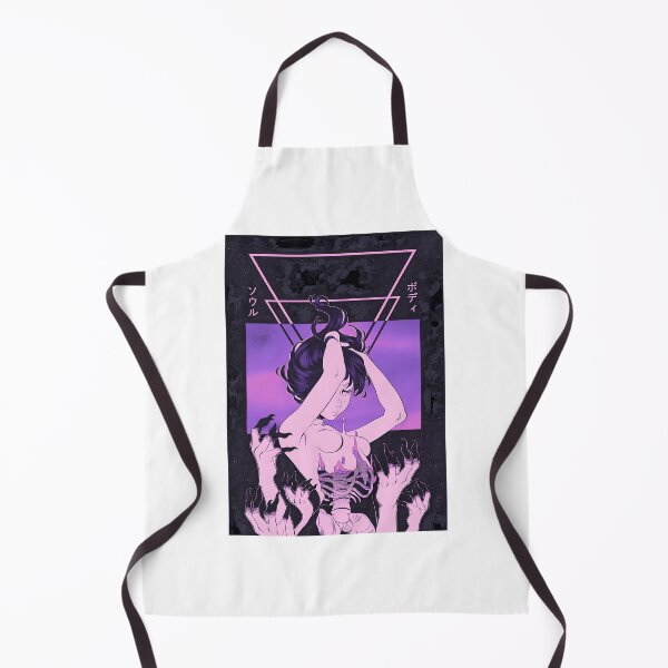 Item preview, Japanese anime girl body and soul aesthetic synthwave designed and sold by yakima-deona.