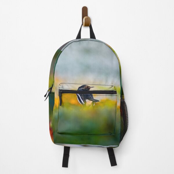 Item preview, Oriental Magpie Robin in a Field of Colors designed and sold by Jomsunshine.