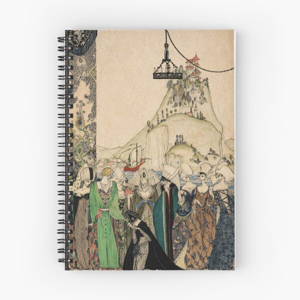 Item preview, Joan of Arc Art - Fantasy Castle Art Nouveau Royal Procession for Gothic Fantasy Lovers designed and sold by RickE.