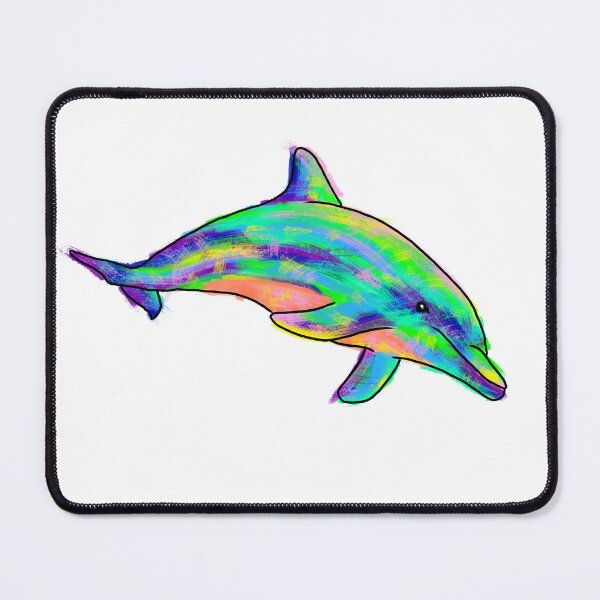 Item preview, Dolphin, Vibrant watercolour, Animal Collection designed and sold by DoodlingMissy.
